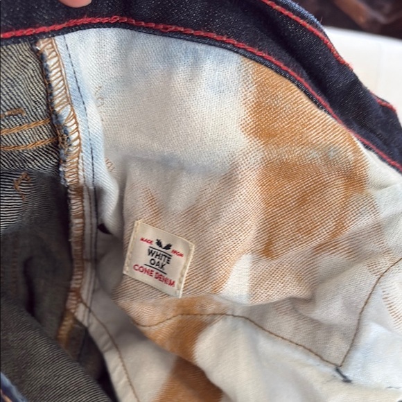 Raleigh denim thin white oak Blue Jeans - Picture 9 of 12